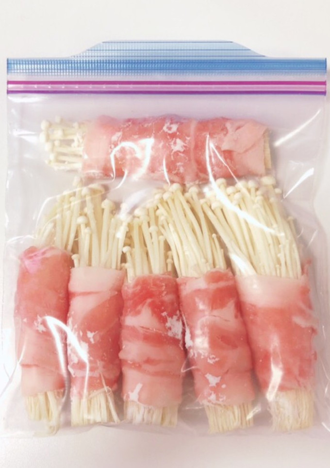 【下味冷凍】えのきの豚肉巻き-レシピのメイン写真