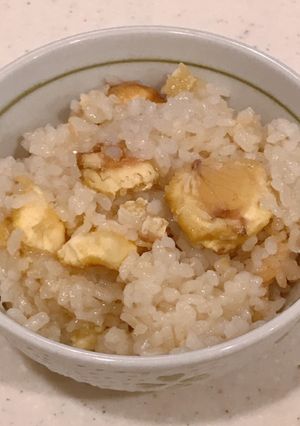 圧力鍋で簡単に、餅入りもちもち、栗ごはん-レシピのメイン写真