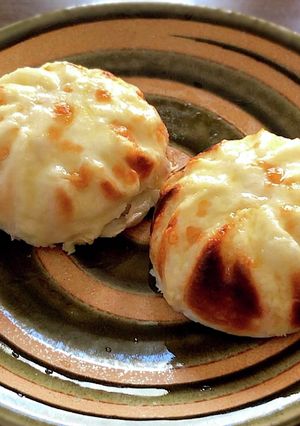 ズボラ焼きチーズ肉まん-レシピのメイン写真