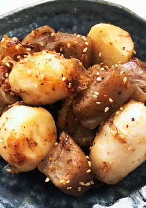 簡単ヘルシー☆里芋とこんにゃくの甘辛煮-レシピのメイン写真