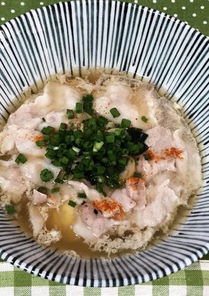 松茸の味レンジで肉吸い-レシピのメイン写真