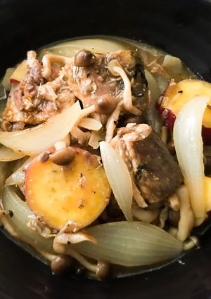 簡単時短☆さつまいものサバ缶味噌カレー煮-レシピのメイン写真