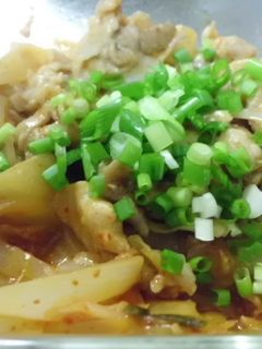 レンジで豚キムチ-レシピのメイン写真