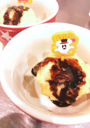 余った天ぷらの衣で！モチモチドーナツ-レシピのメイン写真