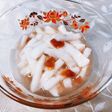 長芋の梅入り酢の物