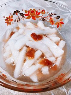 長芋の梅入り酢の物-レシピのメイン写真
