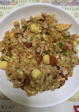 MrsWongちの秋の薬膳炒飯-レシピのメイン写真