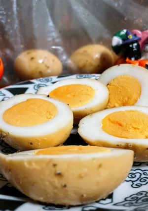 ゆで卵☆簡単スパイス煮卵-レシピのメイン写真