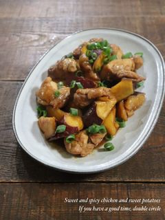 鶏もも肉とさつまいもの甘辛煮-レシピのメイン写真