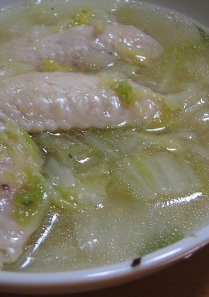 ✿とろ～ん手羽先と白菜のスープ煮✿-レシピのメイン写真