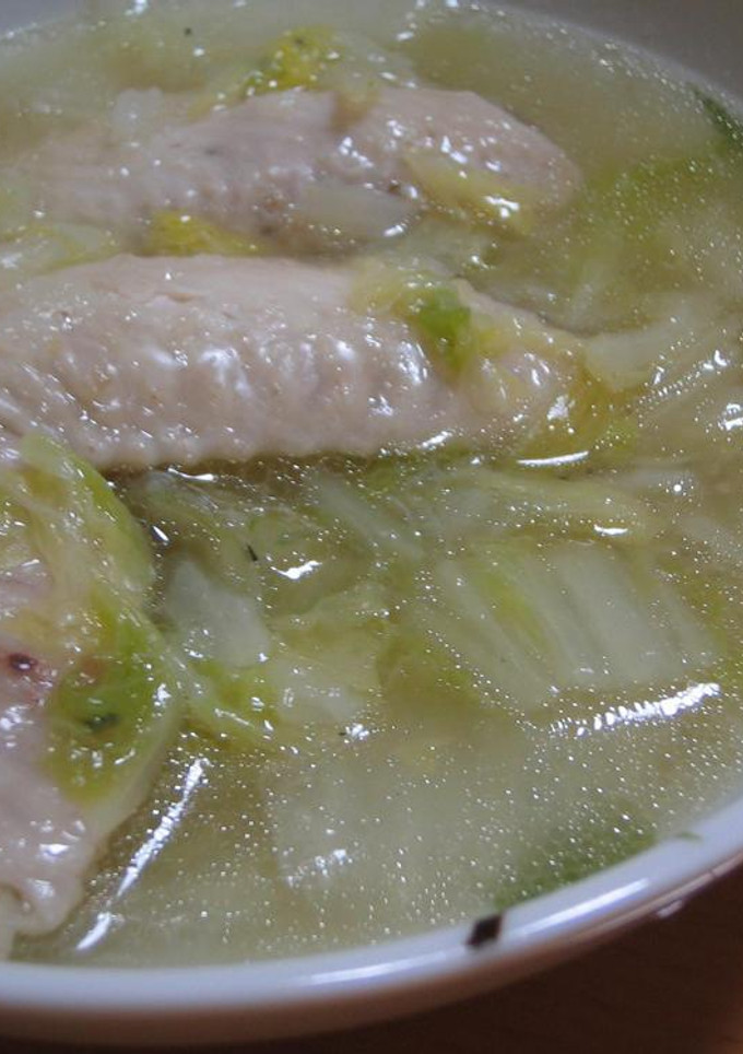 ✿とろ～ん手羽先と白菜のスープ煮✿-レシピのメイン写真