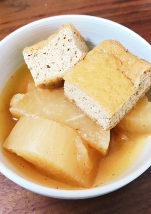 【ホットクック 】大根と栃尾揚げの煮物-レシピのメイン写真