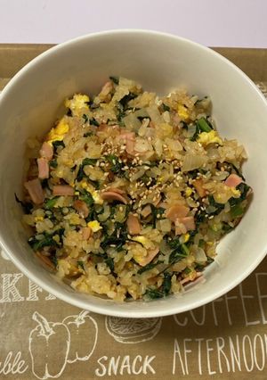青菜チャーハン-レシピのメイン写真