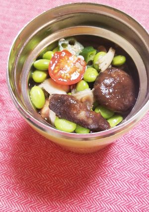 しいたけスナックのスープ-レシピのメイン写真