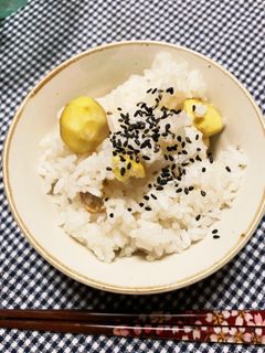 野栗で、栗ご飯〜!-レシピのメイン写真