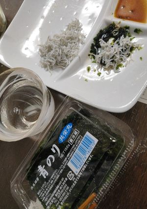 青のりとしらすのポン酢あえ-レシピのメイン写真