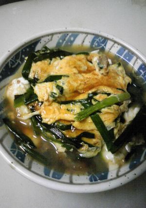 ☆ニラ玉あんかけカリカリ豚肉☆-レシピのメイン写真