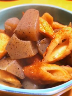 基本の煮物♫ こんにゃくと竹輪の煮物-レシピのメイン写真