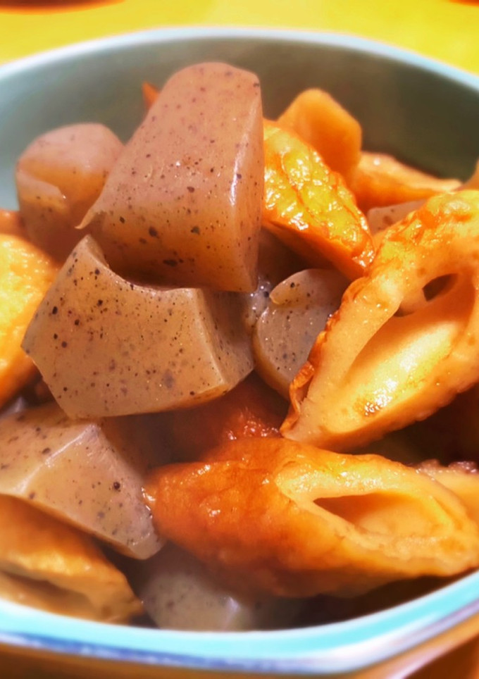 基本の煮物♫ こんにゃくと竹輪の煮物-レシピのメイン写真