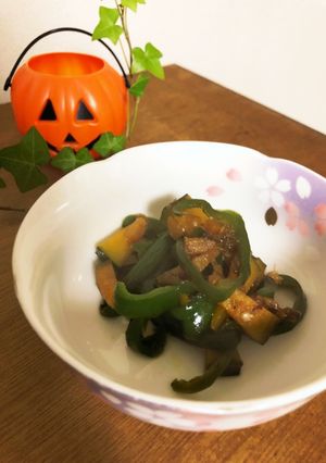 ♪ピーマン&南瓜炒め♪-レシピのメイン写真
