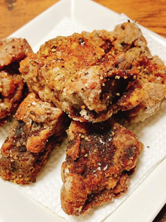 鮪血合いの唐揚げチリペッパー-レシピのメイン写真