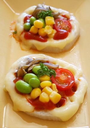 ピザ風れんこん-レシピのメイン写真