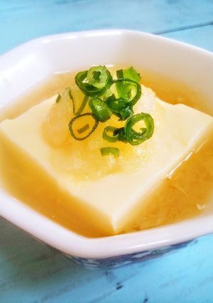 おろし出汁の一口レンチン湯豆腐-レシピのメイン写真