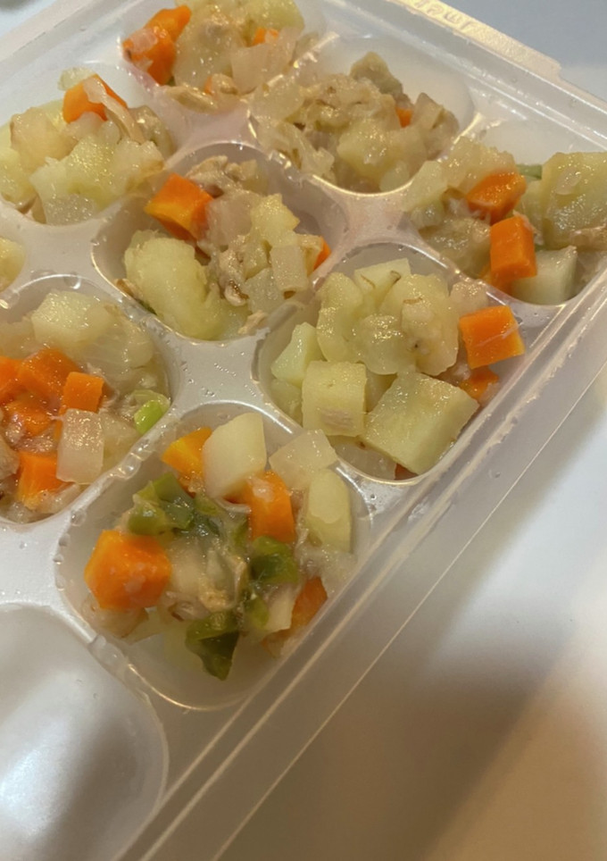 ツナと野菜の和風煮　離乳食-レシピのメイン写真