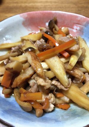まこものきんぴら-レシピのメイン写真