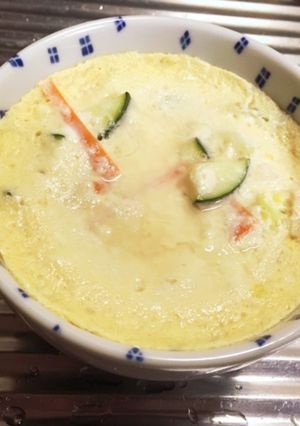 豆腐の洋風茶碗蒸し-レシピのメイン写真