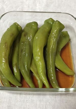 万願寺とうがらしの煮浸し　常備菜-レシピのメイン写真