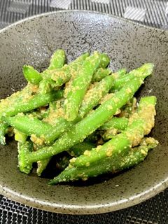 手順2つで簡単! いんげんの胡麻和え-レシピのメイン写真