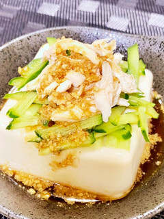 手順3つで簡単! 棒棒鶏風冷奴-レシピのメイン写真