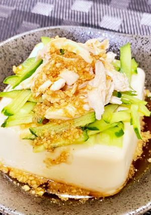 手順3つで簡単！ 棒棒鶏風冷奴-レシピのメイン写真