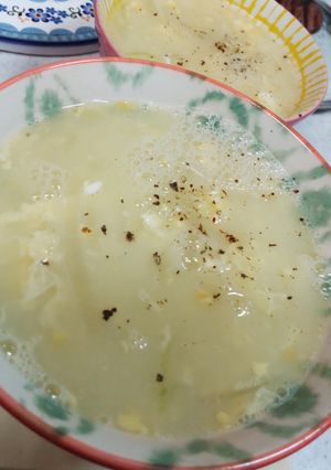 鶏ガラ卵スープ🐥-レシピのメイン写真