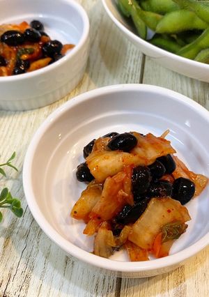 秒で完成！黒豆キムチ-レシピのメイン写真
