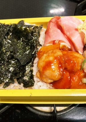 2020/10/12旦那お弁当-レシピのメイン写真
