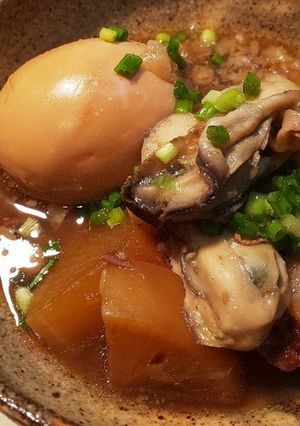 簡単おいしい！！牡蠣入り 牛スジ煮込み-レシピのメイン写真