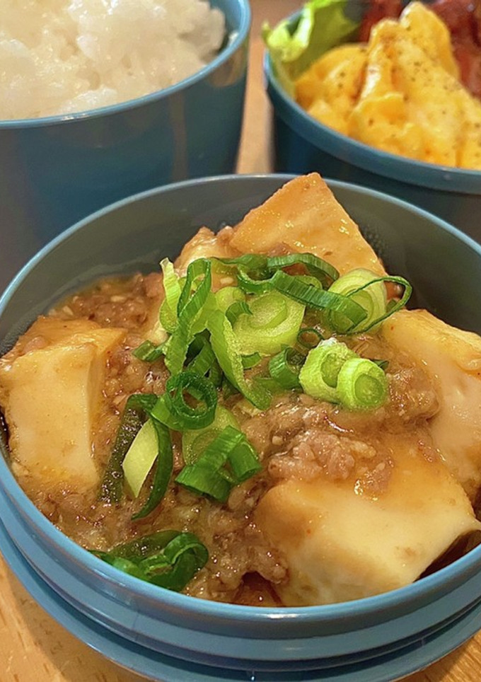 厚揚げ　麻婆（マーボー）　タロの弁当47-レシピのメイン写真