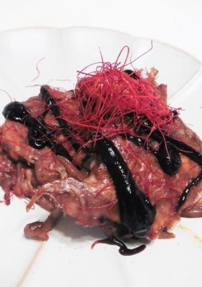 豚こま切れ肉＆ごぼうの味噌お焼き！-レシピのメイン写真