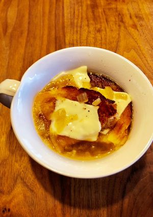 オニオンスープチーズトースト-レシピのメイン写真