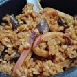 なすびピーマン海鮮ピラフ(簡単)炊飯器