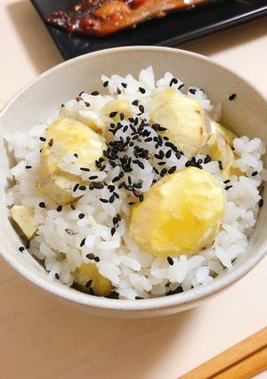ホクッと甘くて美味しい〜栗ご飯-レシピのメイン写真