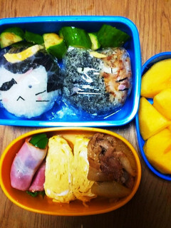 ねこねこ日本史 伊達政宗弁当-レシピのメイン写真