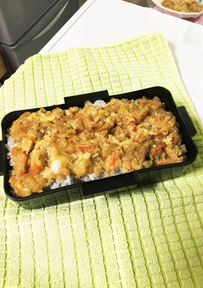 かき揚げ卵とじ弁当&丼ぶり-レシピのメイン写真
