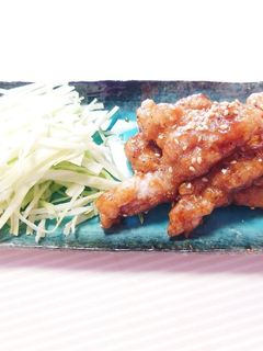 *鶏せせりの名古屋風甘辛唐揚げ*-レシピのメイン写真