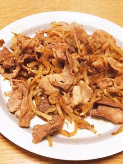 もやしと豚肉のポン酢炒め-レシピのメイン写真