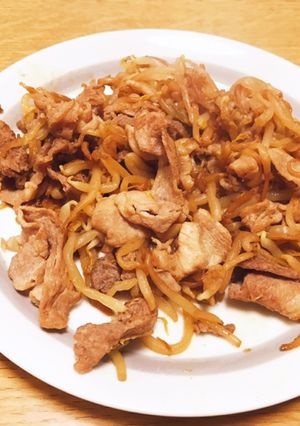 もやしと豚肉のポン酢炒め-レシピのメイン写真