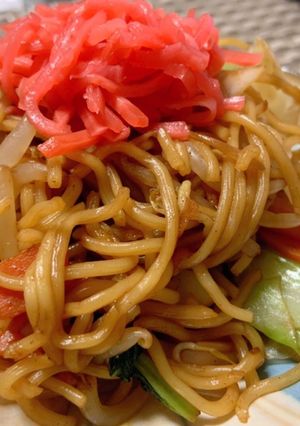 一人暮らしのオススメ簡単焼きそば☆-レシピのメイン写真