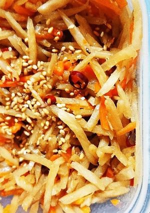 レンジチンきんぴらごぼう-レシピのメイン写真